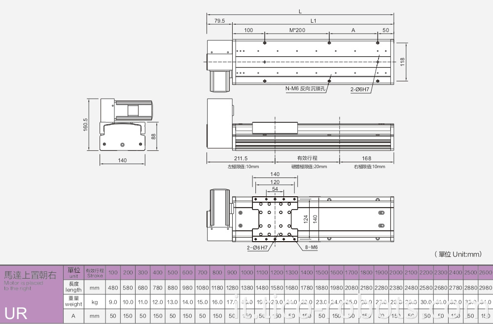 Db135 Miniature Linear Guide Rail Miniature Linear Block